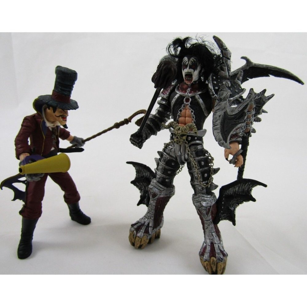 KISS Psycho Circus GENE SIMMONS Ring Master Action Figure MCFARLANE Toys VTG 90s